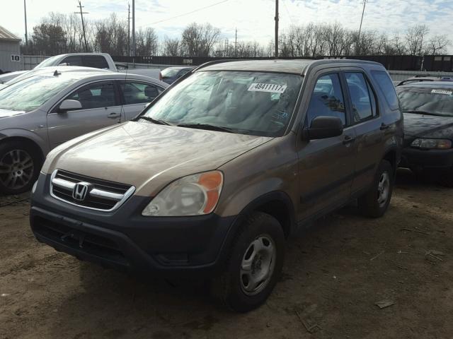 SHSRD78403U146523 - 2003 HONDA CR-V LX TAN photo 2