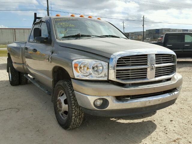 3D7MX48L89G516351 - 2009 DODGE RAM 3500 BEIGE photo 1