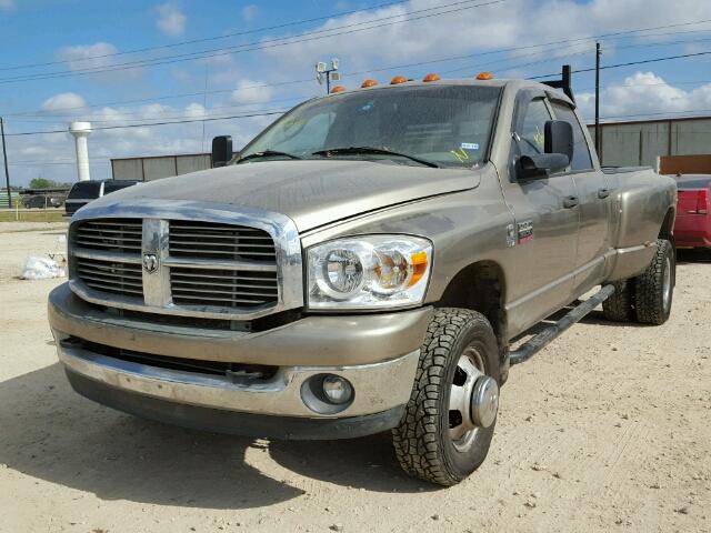 3D7MX48L89G516351 - 2009 DODGE RAM 3500 BEIGE photo 2