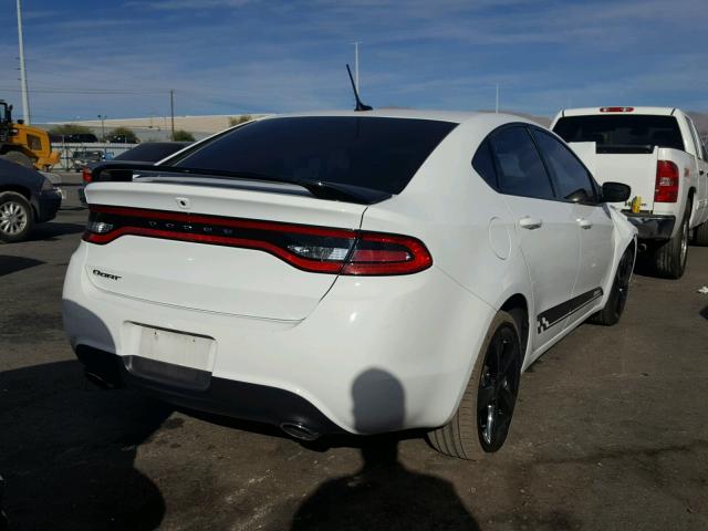 1C3CDFBB4FD380694 - 2015 DODGE DART SXT WHITE photo 4