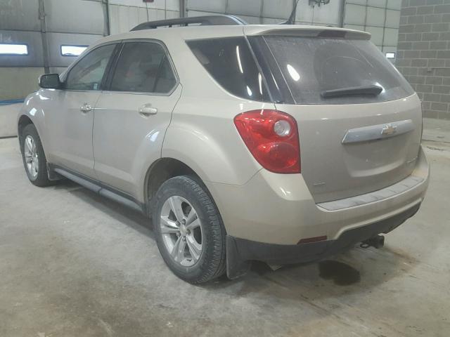 2CNFLEEC1B6460954 - 2011 CHEVROLET EQUINOX LT TAN photo 3