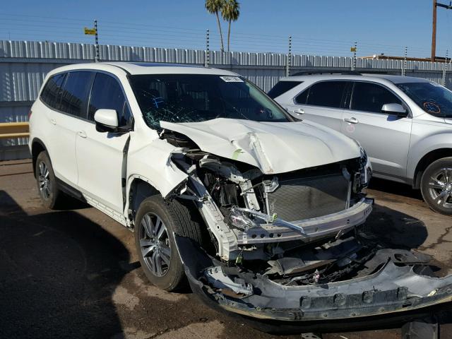 5FNYF5H72GB009634 - 2016 HONDA PILOT EXLN WHITE photo 1