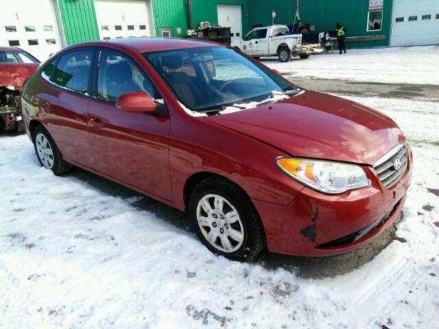 KMHDU45D39U780795 - 2009 HYUNDAI ELANTRA GL RED photo 1