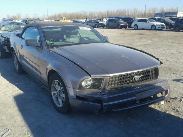 1ZVFT84N865130350 - 2006 FORD MUSTANG GRAY photo 1