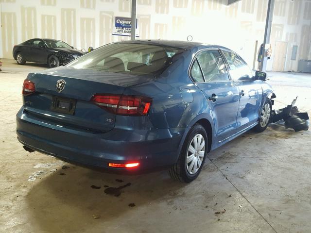 3VW267AJXGM338260 - 2016 VOLKSWAGEN JETTA S BLUE photo 4