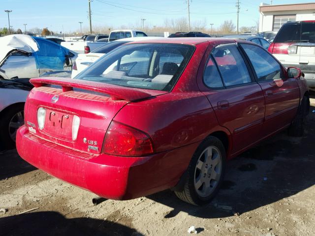 3N1CB51A75L479932 - 2005 NISSAN SENTRA 1.8 RED photo 4