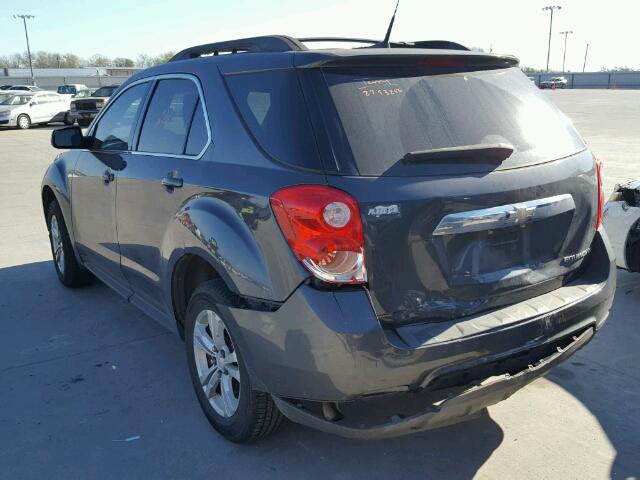 2CNALDEW3A6366751 - 2010 CHEVROLET EQUINOX LT GRAY photo 3