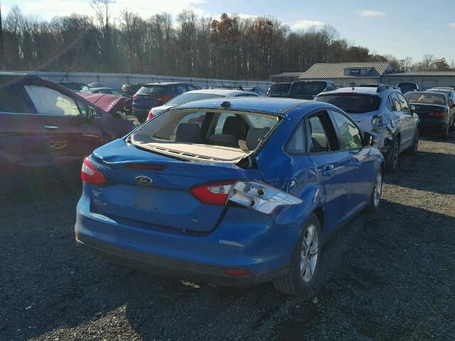 1FADP3F20DL168237 - 2013 FORD FOCUS SE BLUE photo 4