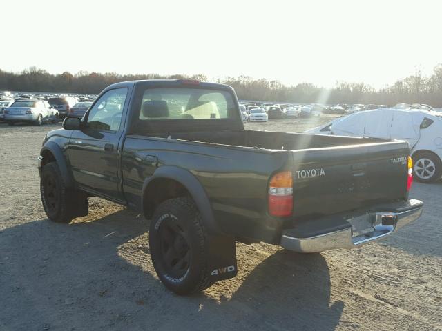 5TEPM62NX4Z319765 - 2004 TOYOTA TACOMA GREEN photo 3