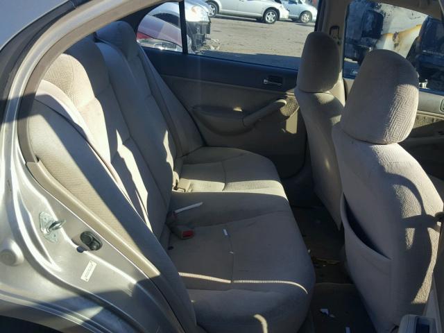 1HGES26732L031147 - 2002 HONDA CIVIC EX 金色 照片 6