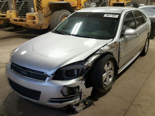 2G1WT57N691160961 - 2009 CHEVROLET IMPALA 1LT SILVER photo 2