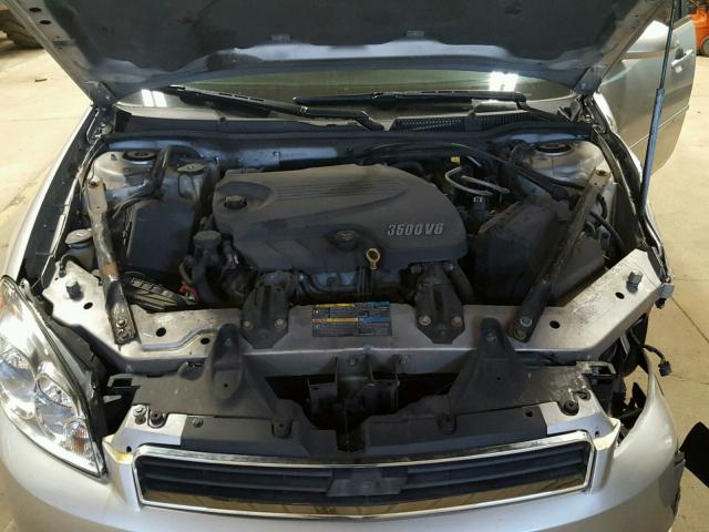 2G1WT57N691160961 - 2009 CHEVROLET IMPALA 1LT SILVER photo 7