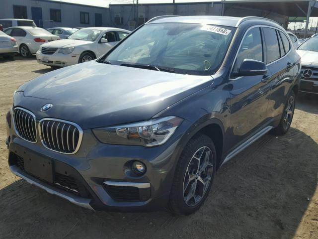 WBXHT3C34J5K29435 - 2018 BMW X1 XDRIVE2 GRAY photo 2