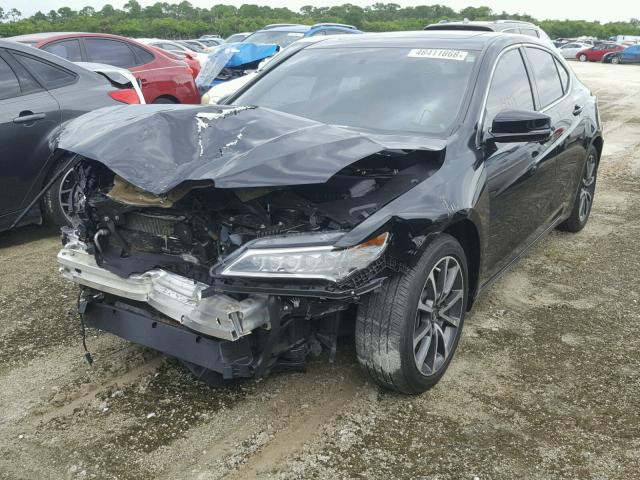 19UUB2F39HA005732 - 2017 ACURA TLX BLACK photo 2