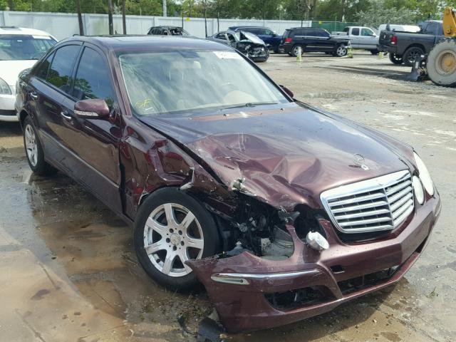 WDBUF22X59B394486 - 2009 MERCEDES-BENZ E 320 CDI MAROON photo 1