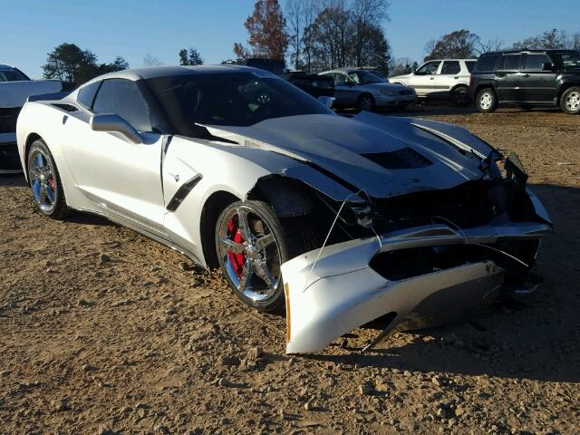 1G1YC2D77E5118174 - 2014 CHEVROLET CORVETTE S SILVER photo 1