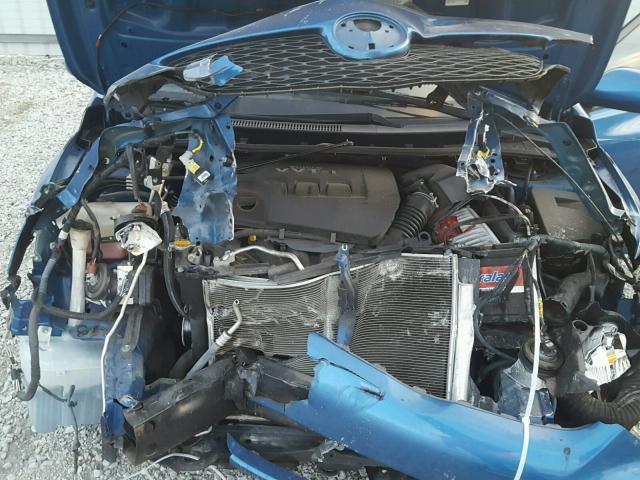 1NXBU4EE0AZ227977 - 2010 TOYOTA COROLLA BA BLUE photo 7