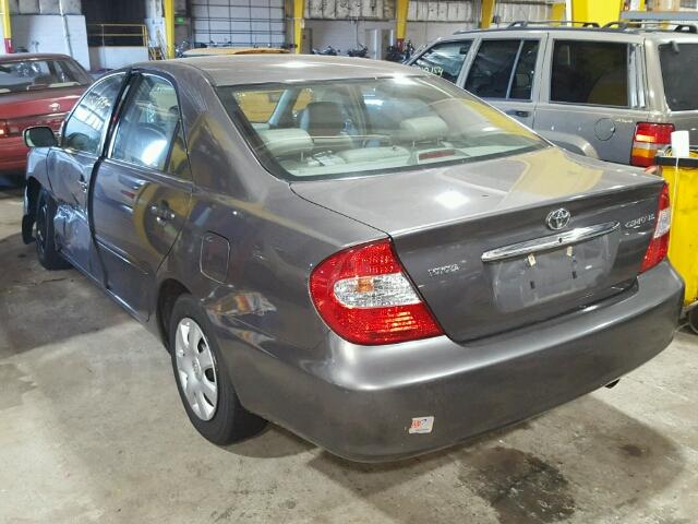 4T1BE32K83U710766 - 2003 TOYOTA CAMRY LE GRAY photo 3