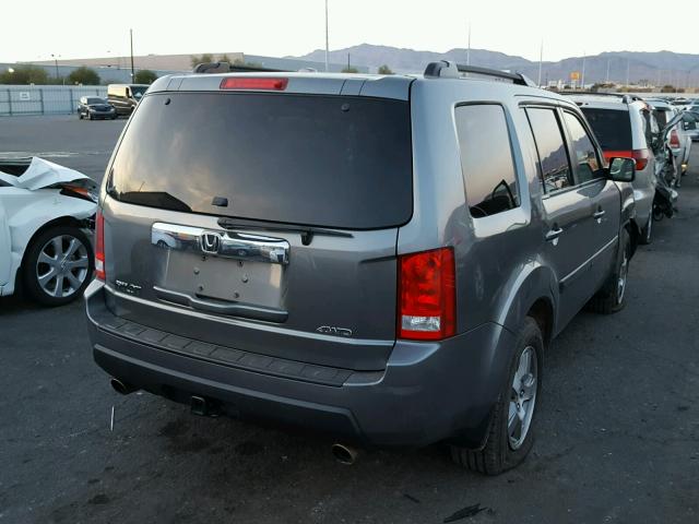 5FNYF48579B052314 - 2009 HONDA PILOT EXL CHARCOAL photo 4