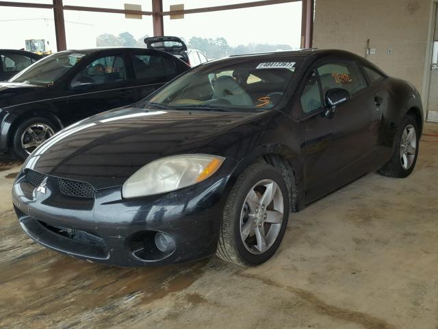 4A3AK24F47E007133 - 2007 MITSUBISHI ECLIPSE GS BLACK photo 2