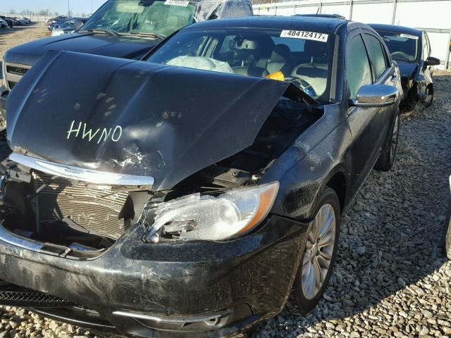 1C3BC2FB1BN612903 - 2011 CHRYSLER 200 LIMITE BLACK photo 2