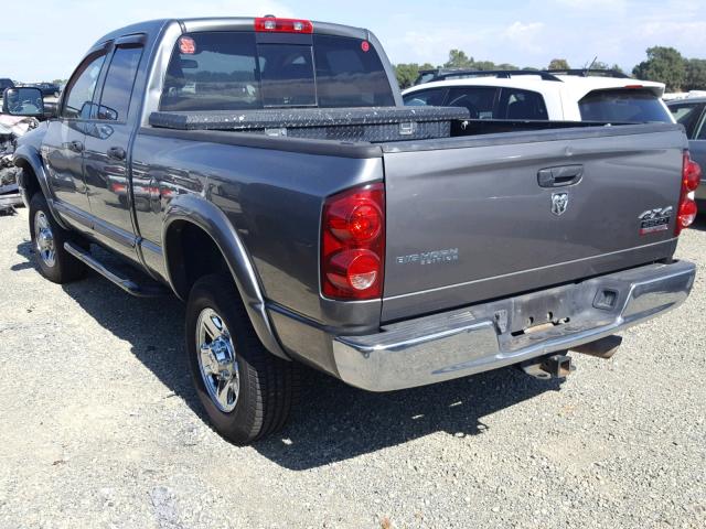 3D7KS28A57G833042 - 2007 DODGE RAM 2500 S გრაფიტი ფოტო 3