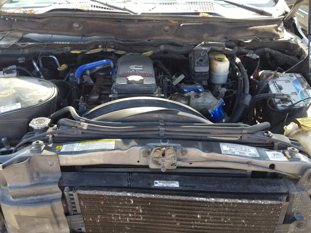 3D7KS28A57G833042 - 2007 DODGE RAM 2500 S გრაფიტი ფოტო 7