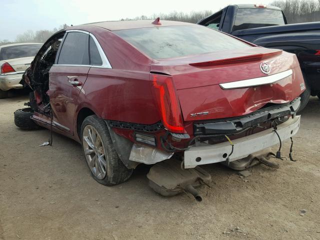 2G61S5S35D9172607 - 2013 CADILLAC XTS PREMIU RED photo 3