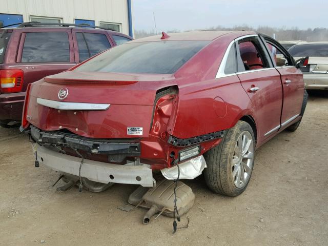 2G61S5S35D9172607 - 2013 CADILLAC XTS PREMIU RED photo 4