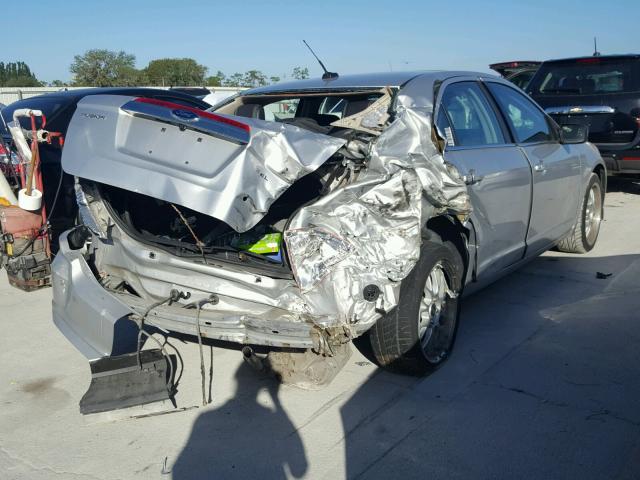 3FAHP0JA7CR433797 - 2012 FORD FUSION SEL SILVER photo 4