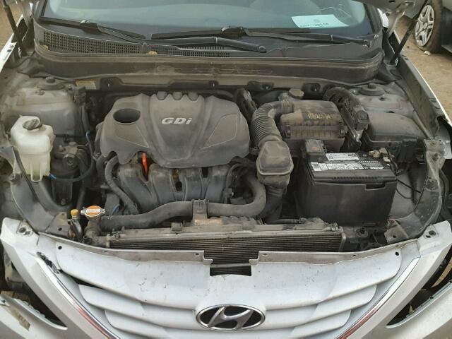 5NPEB4AC4DH791612 - 2013 HYUNDAI SONATA GLS SILVER photo 7