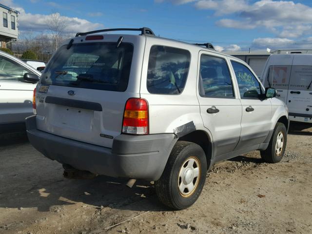 1FMYU02193KA11452 - 2003 FORD ESCAPE XLS SILVER photo 4