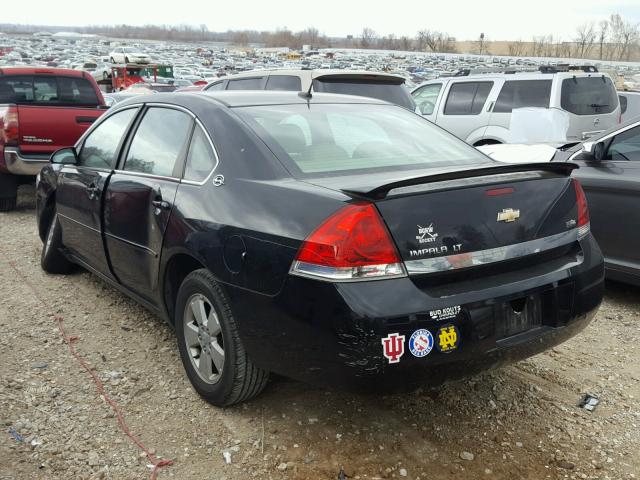 2G1WT58K181318058 - 2008 CHEVROLET IMPALA LT BLACK photo 3