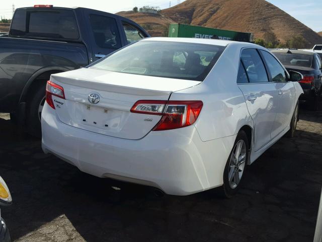 4T1BF1FK8DU263742 - 2013 TOYOTA CAMRY L WHITE photo 4