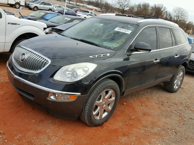 5GAER23D29J215801 - 2009 BUICK ENCLAVE CX BLACK photo 2