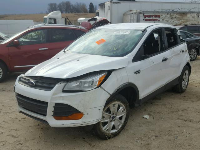 1FMCU0F73DUA25863 - 2013 FORD ESCAPE S WHITE photo 2