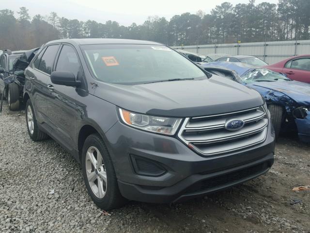 2FMTK3G8XFBB76268 - 2015 FORD EDGE SE GRAY photo 1