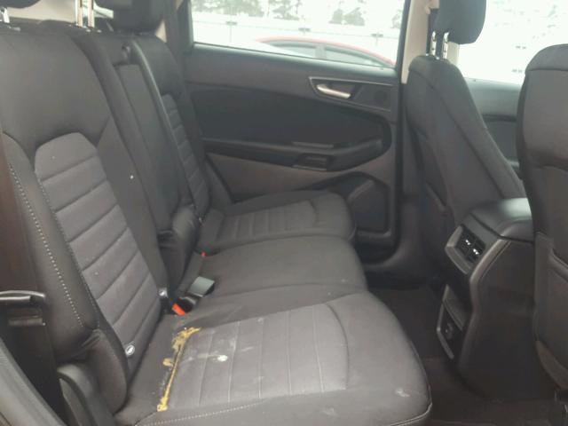 2FMTK3G8XFBB76268 - 2015 FORD EDGE SE GRAY photo 6