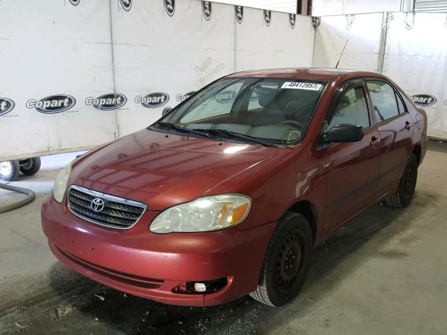 2T1BR32EX7C799679 - 2007 TOYOTA COROLLA CE BURGUNDY photo 2