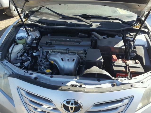 4T4BE46K38R033395 - 2008 TOYOTA CAMRY CE SILVER photo 7