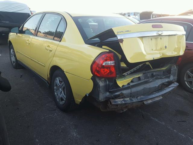 1G1ZS51F56F101485 - 2006 CHEVROLET MALIBU LS YELLOW photo 3