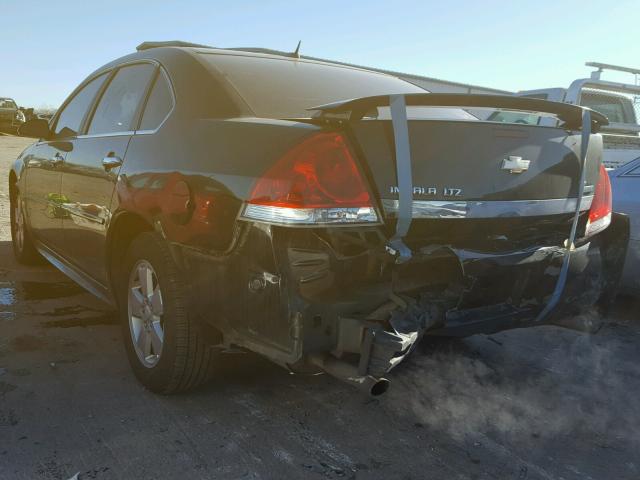 2G1WC5EM8A1244780 - 2010 CHEVROLET IMPALA LTZ BLACK photo 3