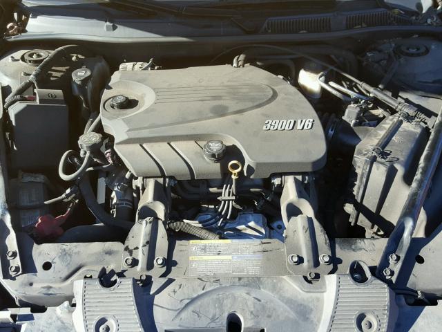 2G1WC5EM8A1244780 - 2010 CHEVROLET IMPALA LTZ BLACK photo 7