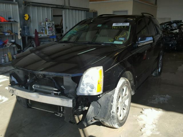 1GYEE637780141947 - 2008 CADILLAC SRX BLACK photo 2