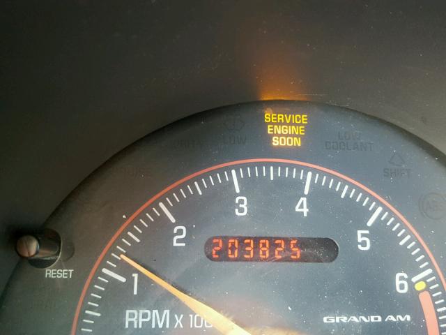 1G2NE52E35M244405 - 2005 PONTIAC GRAND AM S Boz foto 8