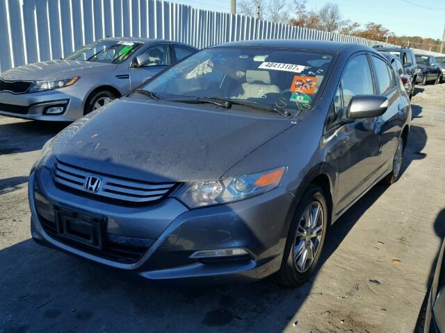 JHMZE2H71BS008720 - 2011 HONDA INSIGHT EX GRAY photo 2