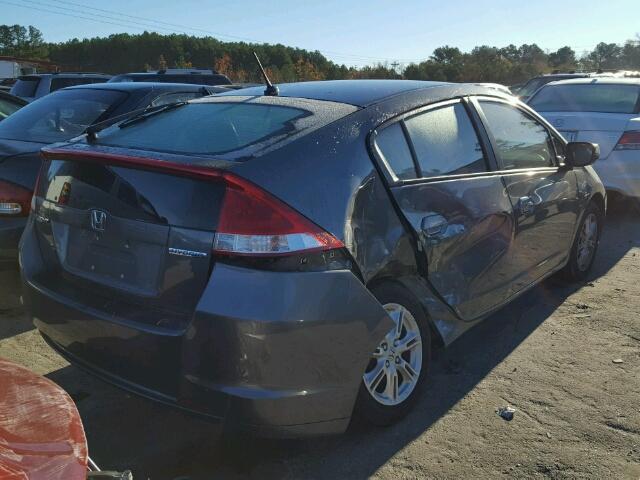 JHMZE2H71BS008720 - 2011 HONDA INSIGHT EX GRAY photo 4