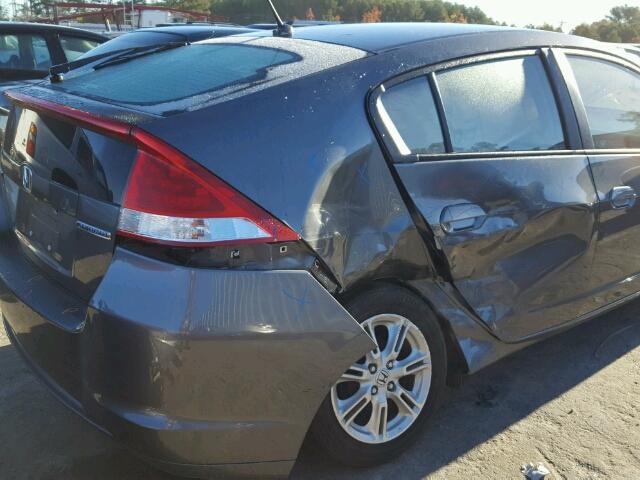 JHMZE2H71BS008720 - 2011 HONDA INSIGHT EX GRAY photo 9