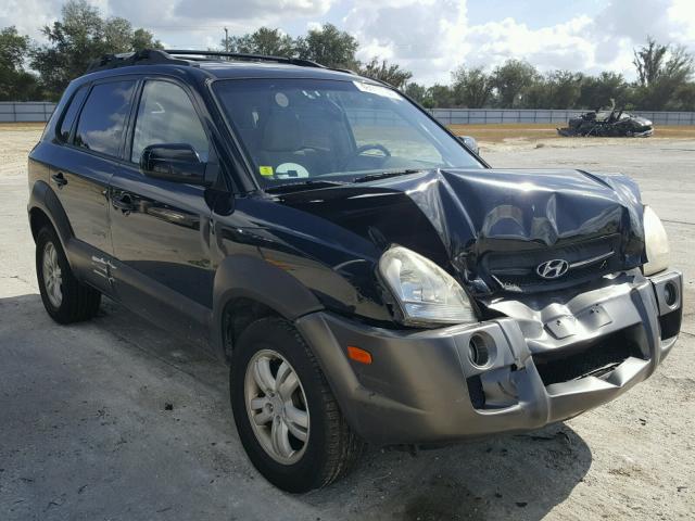 KM8JN72D26U293668 - 2006 HYUNDAI TUCSON GLS BLACK photo 1