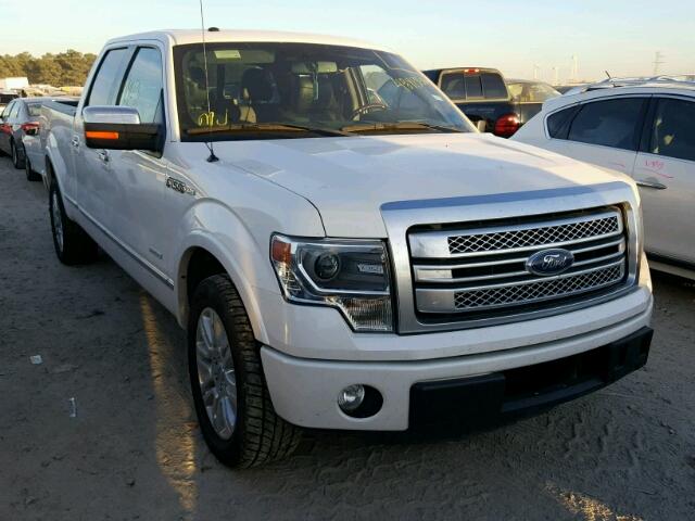 1FTFW1CT7DFD81174 - 2013 FORD F150 SUPER WHITE photo 1